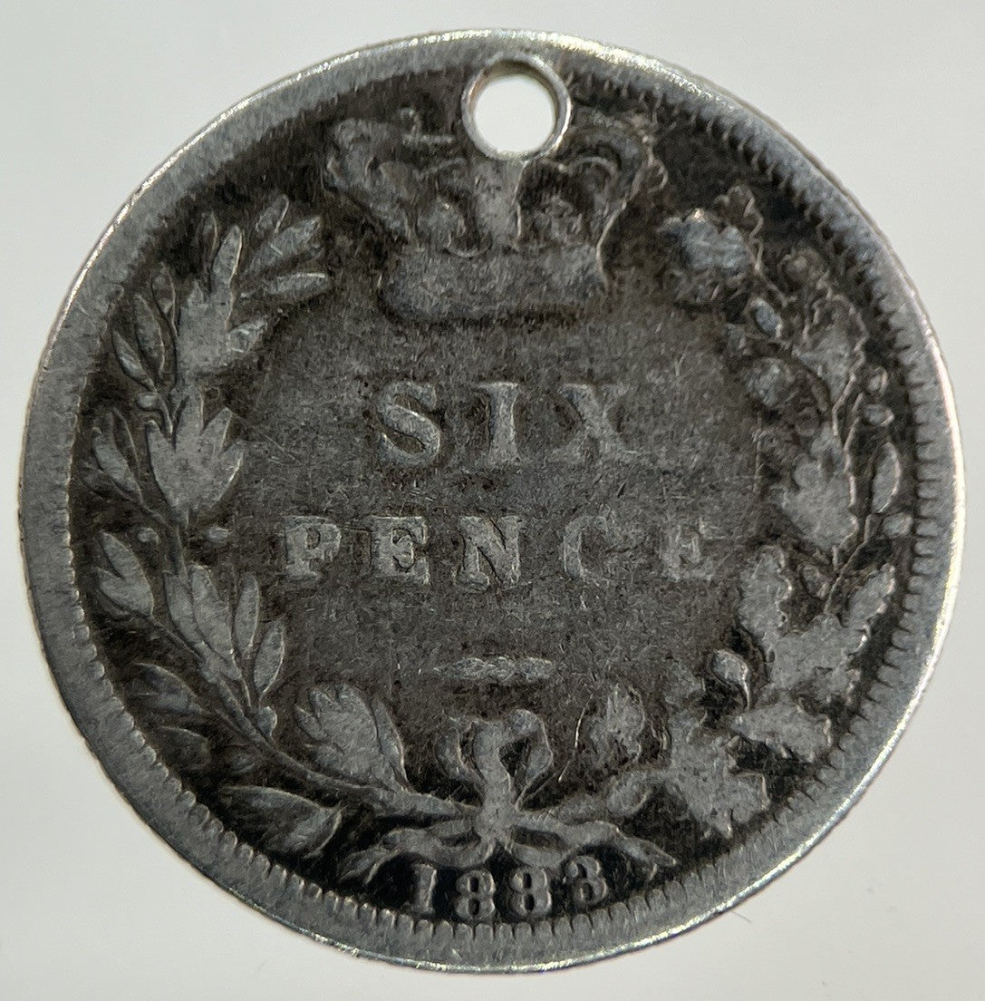 1883 Victoria Sixpence Silver Coin | Collectable Grade