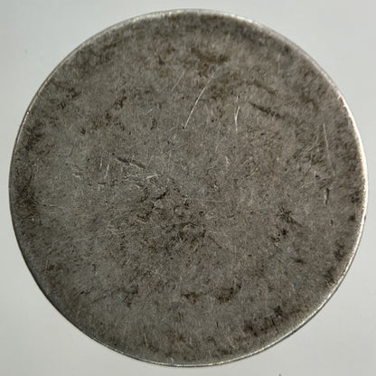 British Victoria Threepence Silver Coin | Worn Grade