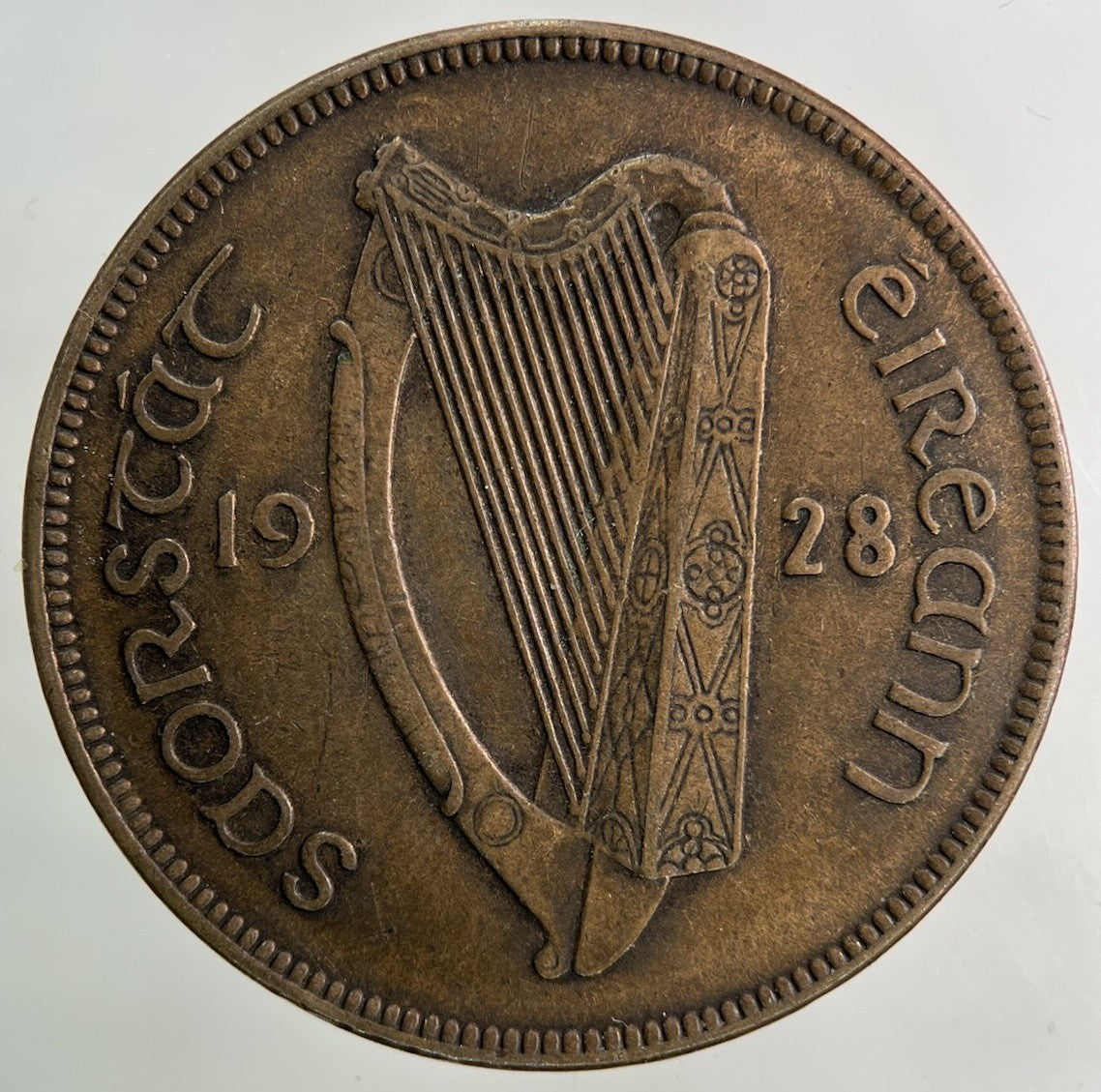 1928 Irish One Penny Coin | Fine Collectable Grade
