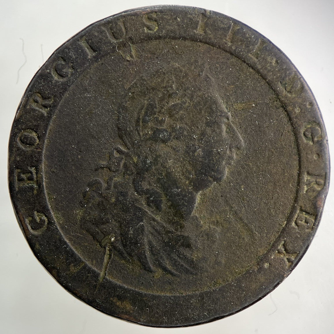 1797 George III 3rd Cartwheel One Penny Coin | Fine Collectable Grade