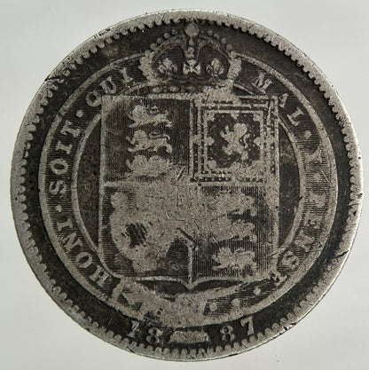 1887 Victoria Shilling Silver Coin | Collectable Grade