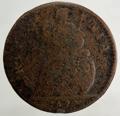 1672 Charles II 2nd Farthing Coin | Collectable Grade