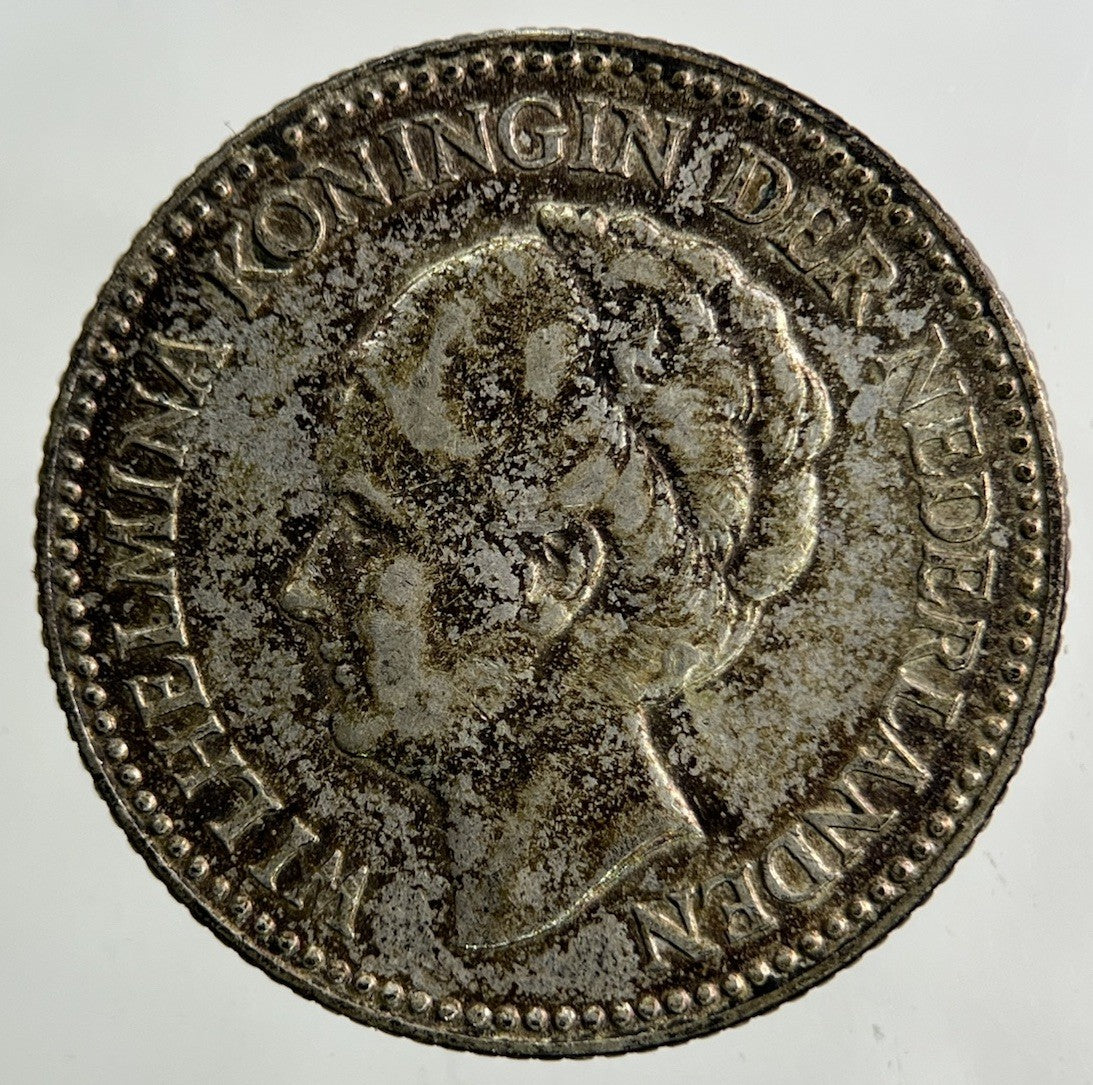1930 Netherlands 1/2 Half Gulden Silver Coin | Fine Collectable Grade