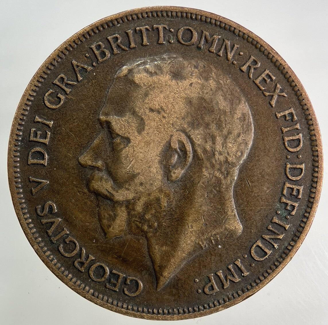 1917 George V One Penny Coin | Fine Collectable Grade