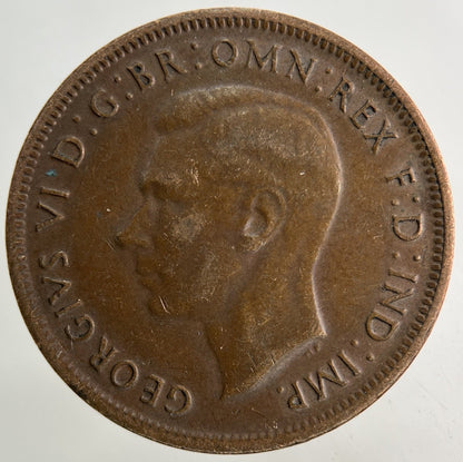 1943 Australia Half - Penny Coin | Fine Collectable Grade