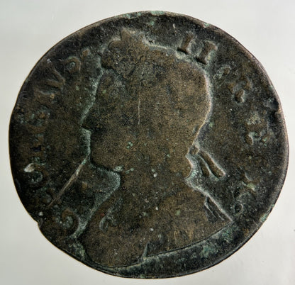 1736 George II 2nd Half - Penny Coin | Collectable Grade