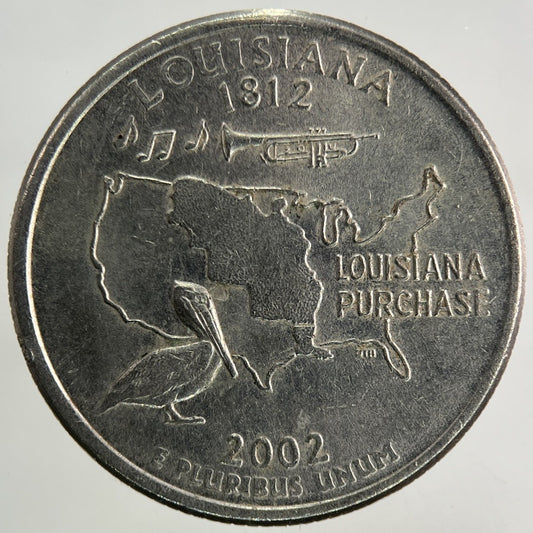 2002 US USA Quarter Dollar Coin | Fine Collectable Grade