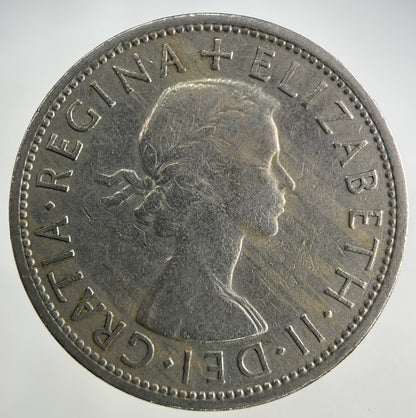 1957 Elizabeth II 2nd Half - Crown Coin | Fine Collectable Grade