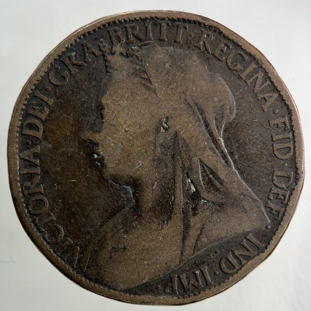 1897 Victoria One Penny Coin | Collectable Grade