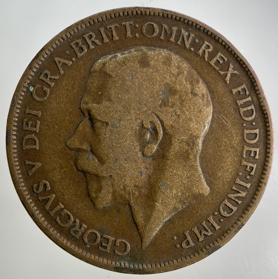 1912 George V One Penny Coin | Collectable Grade