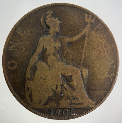 1905 Edward VII One Penny Coin | Collectable Grade