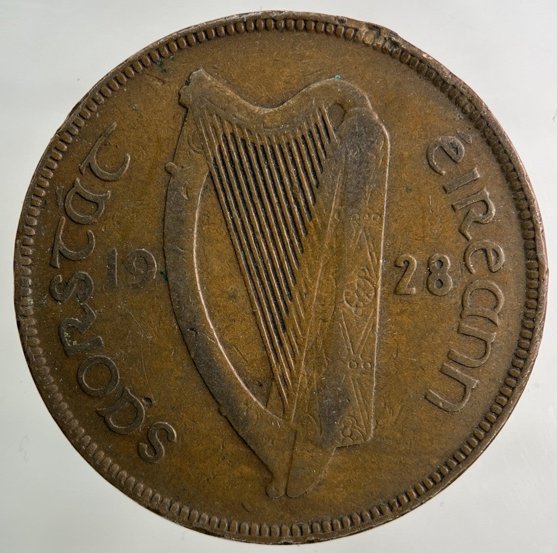 1928 Irish One Penny Coin | Collectable Grade