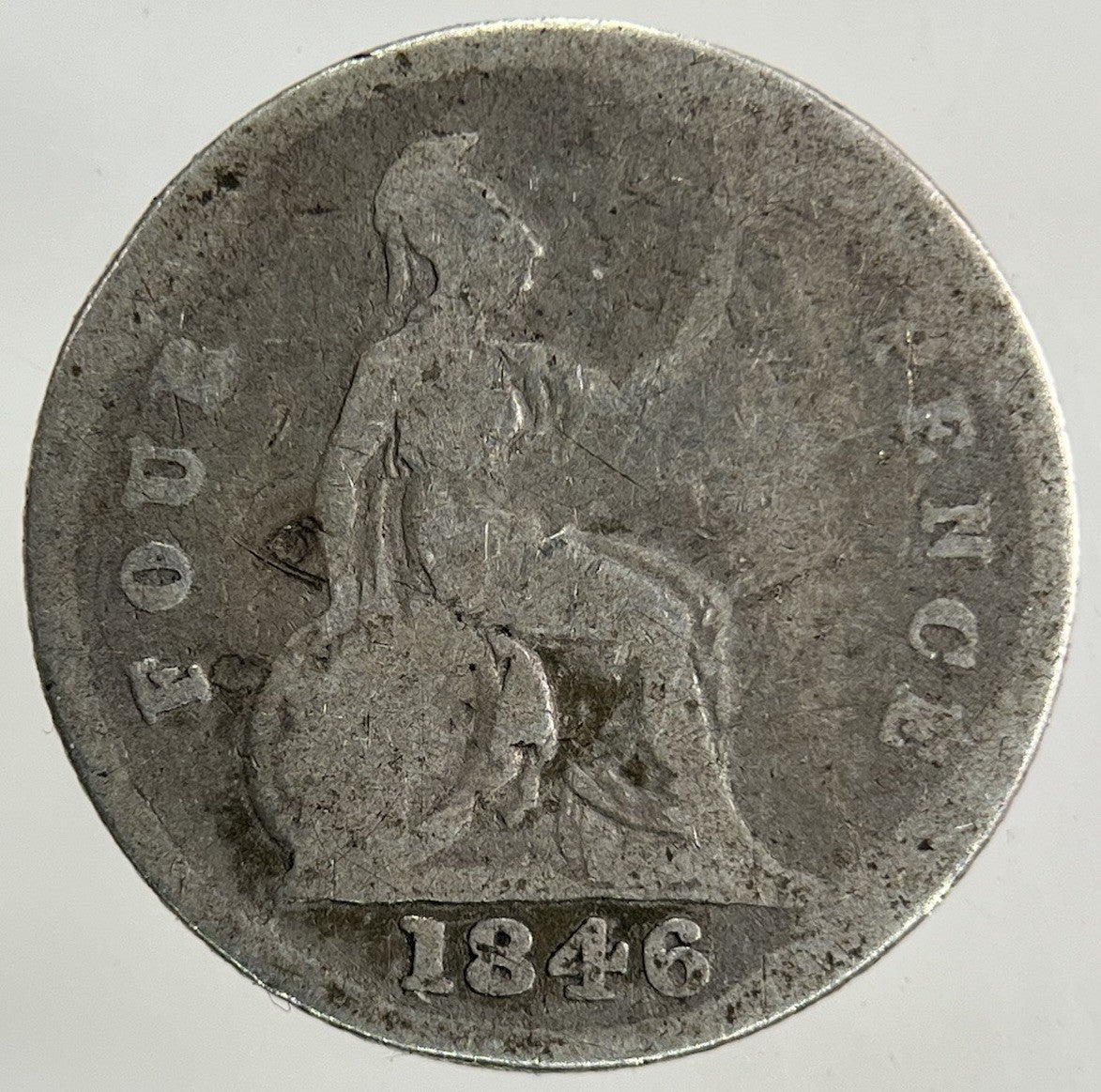1846 Victoria Groat Four - Pence Silver Coin | Collectable Grade