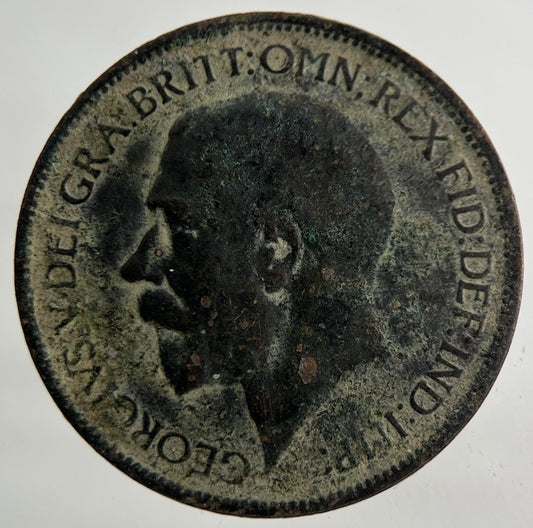 1918 George V Half - Penny Coin | Fair Grade