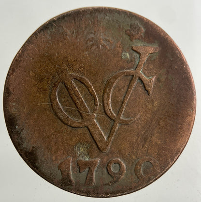1790 Netherlands 1 Duit Coin | Fine Collectable Grade