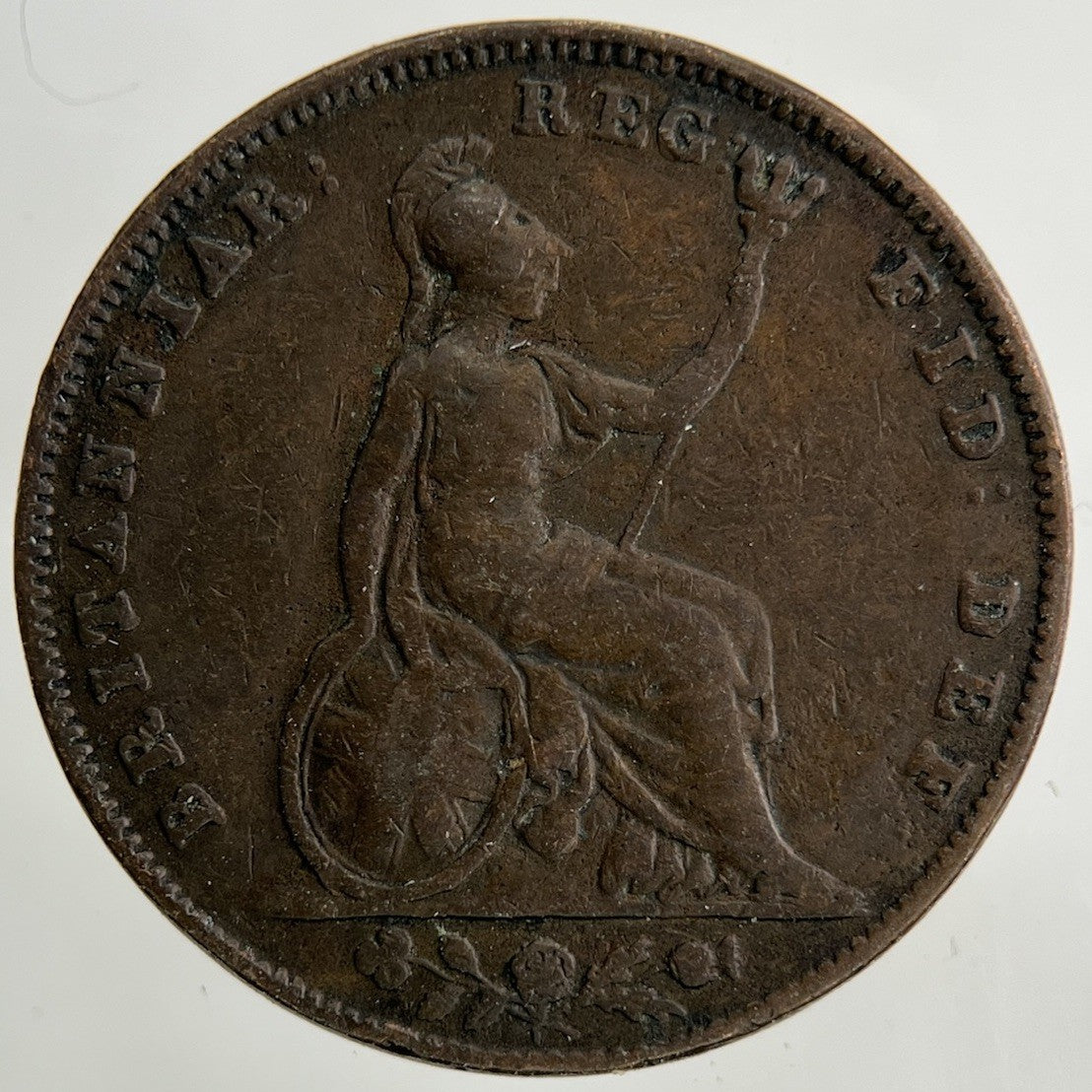 1839 Victoria Farthing Coin | Collectable Grade