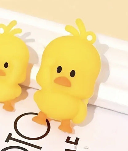 Mini Yellow Rubber Duck Keyring Premium Keychain Gift UK