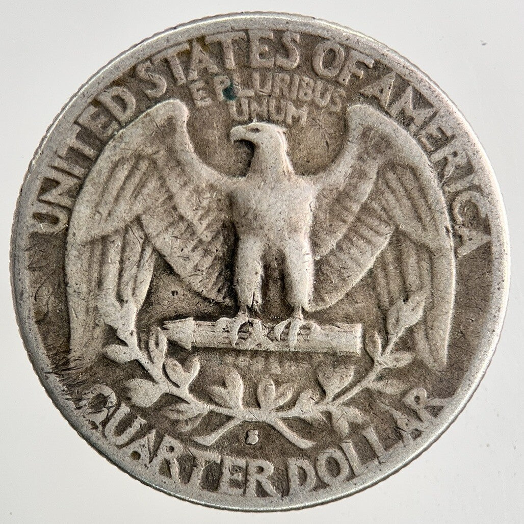 1940 - S US USA Quarter Dollar Silver Coin | Collectable Grade