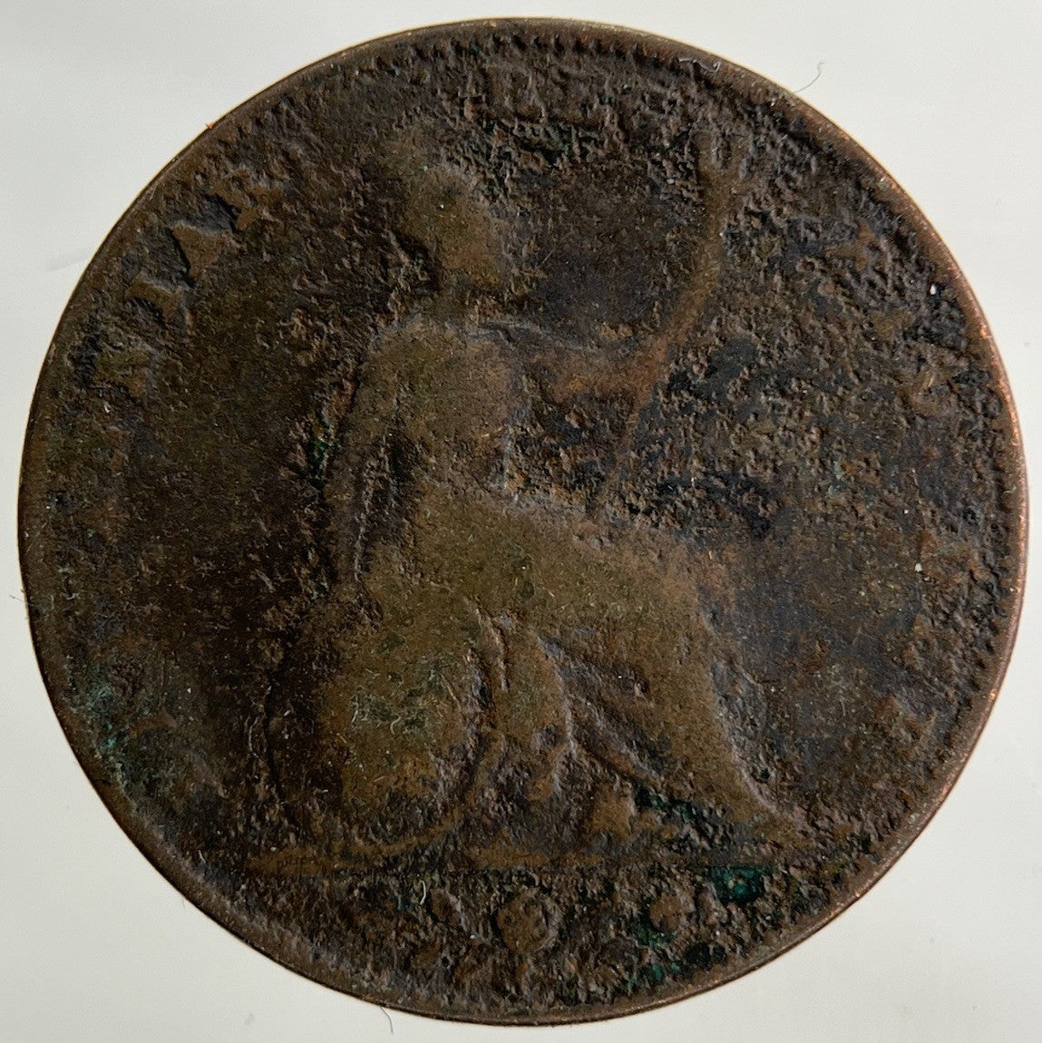 1845 Victoria Farthing Coin | Fair Grade