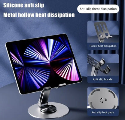Dark Purple Metal Phone Tablet iPhone Samsung Galaxy Angle Stand - UK Stock