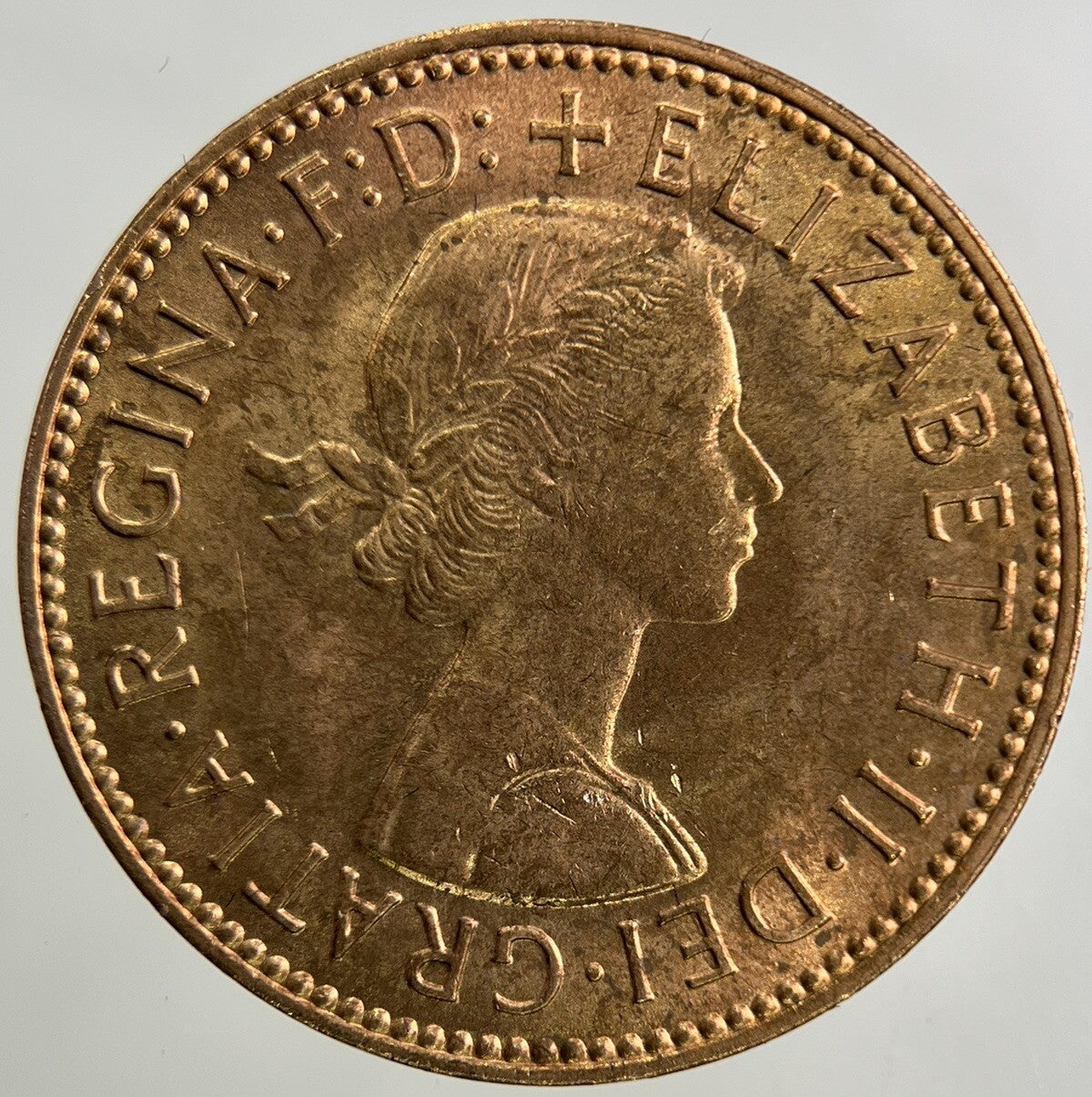 1966 Elizabeth II 2nd Half - Penny Coin | Very Fine Grade