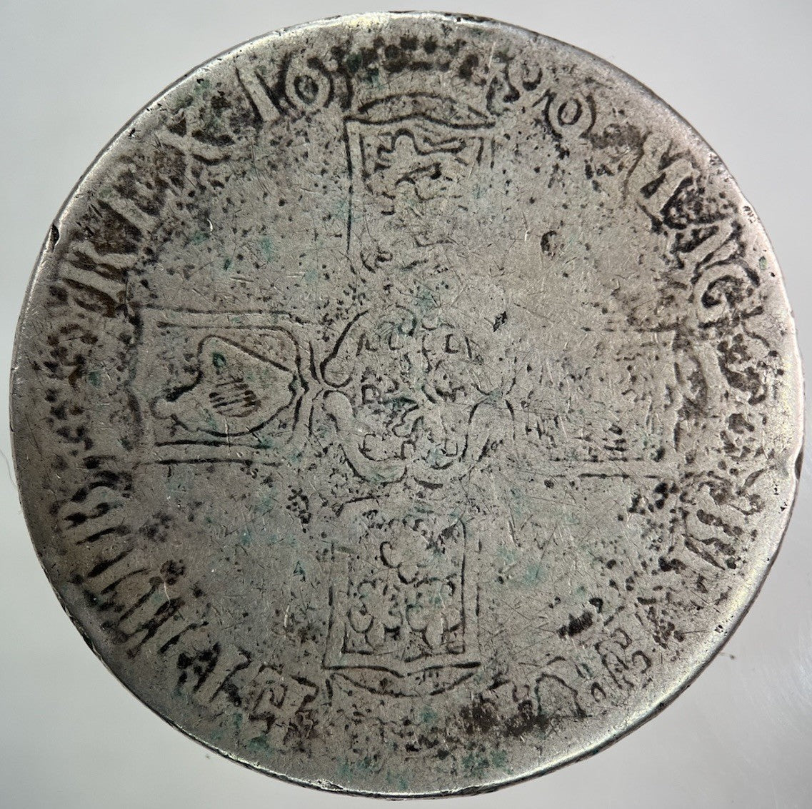 1696 William III 3rd One Crown Silver Coin | Collectable Grade