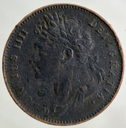 1822 George IV Farthing Coin | Fine Collectable Grade