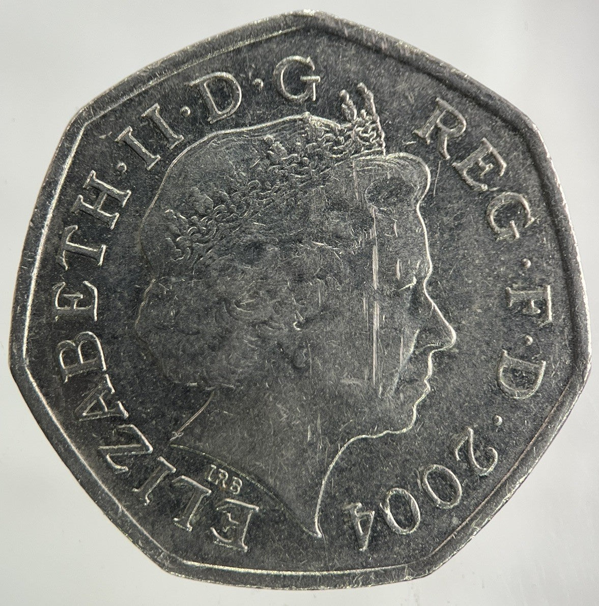 2004 Roger Bannister 4 Minute Mile 50p Fifty - Pence Coin | Fine Collectable Grade