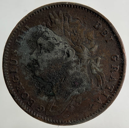 1822 George IV Farthing Coin | Collectable Grade