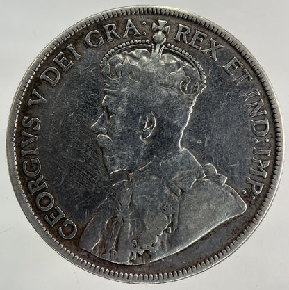 1919 Canada 50 Cents Silver Coin | Collectable Grade