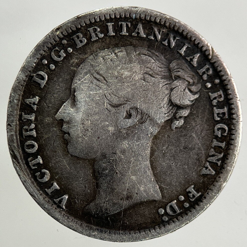 1879 Victoria Threepence Silver Coin | Fine Collectable Grade