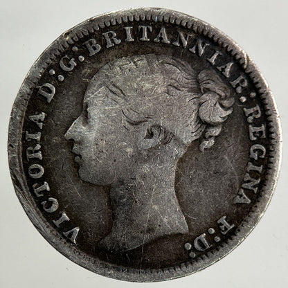 1879 Victoria Threepence Silver Coin | Fine Collectable Grade