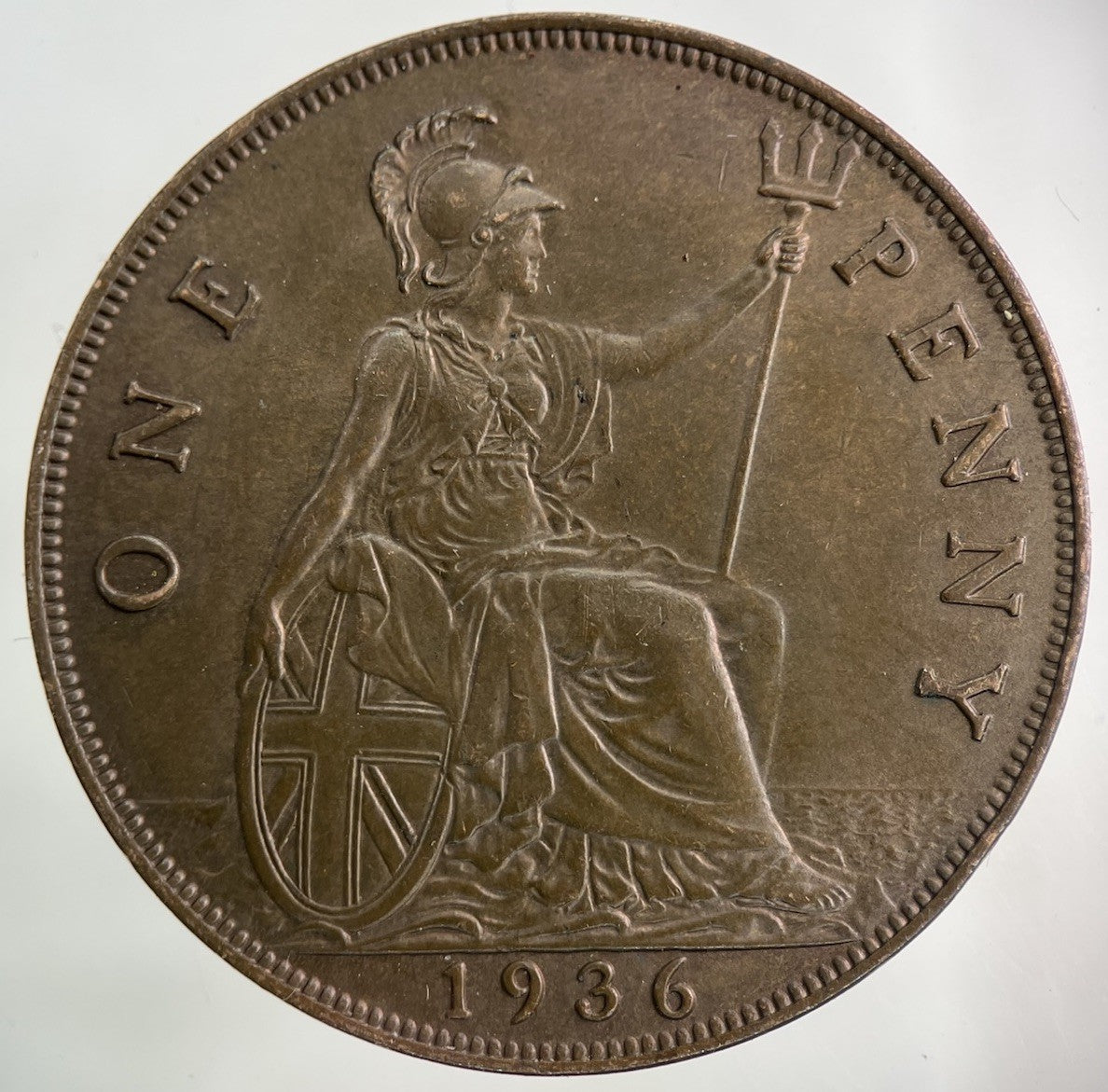 1936 George V One Penny Coin | Very Fine Grade