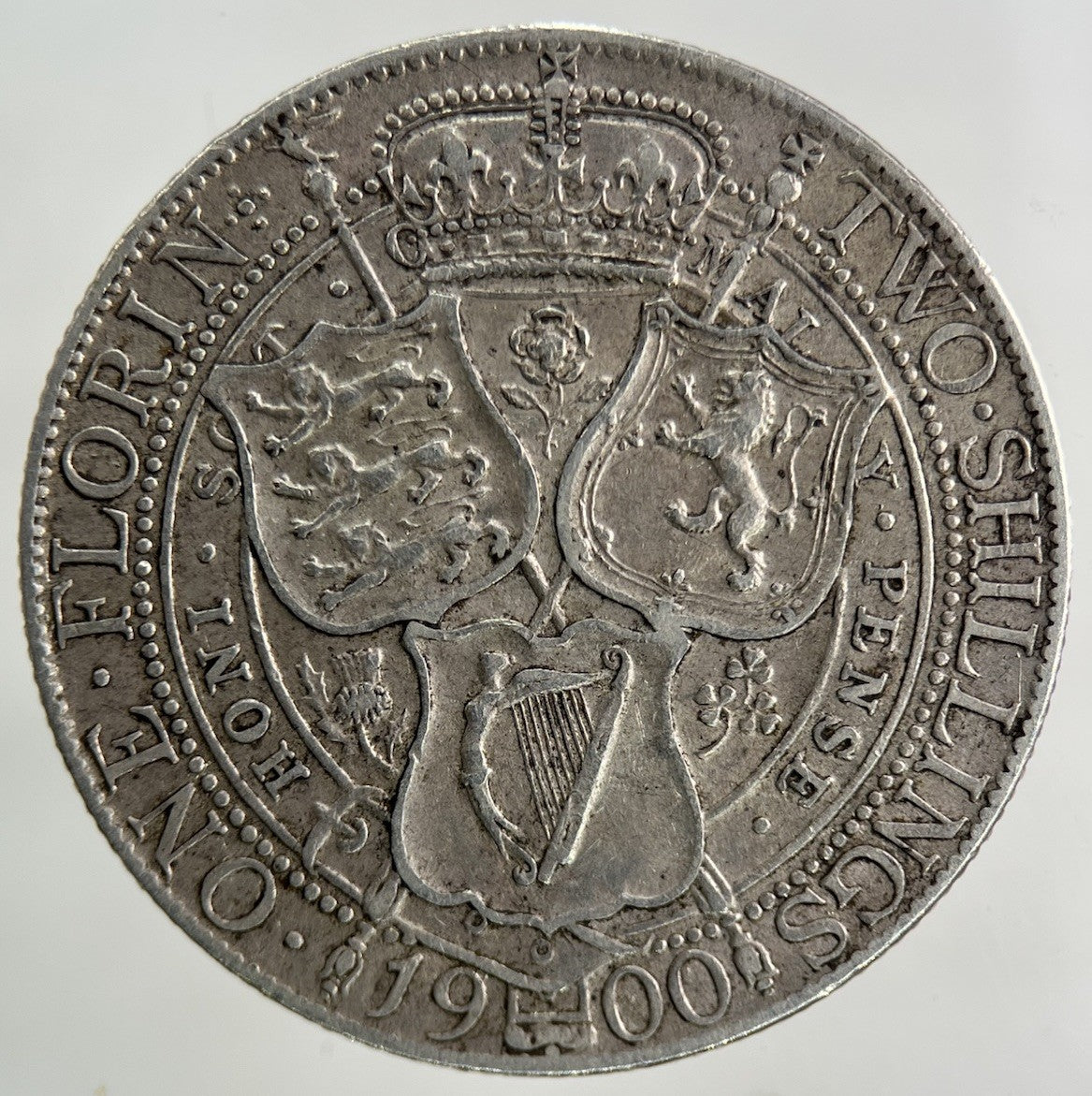 1900 Victoria Florin Silver Coin | Very High Grade