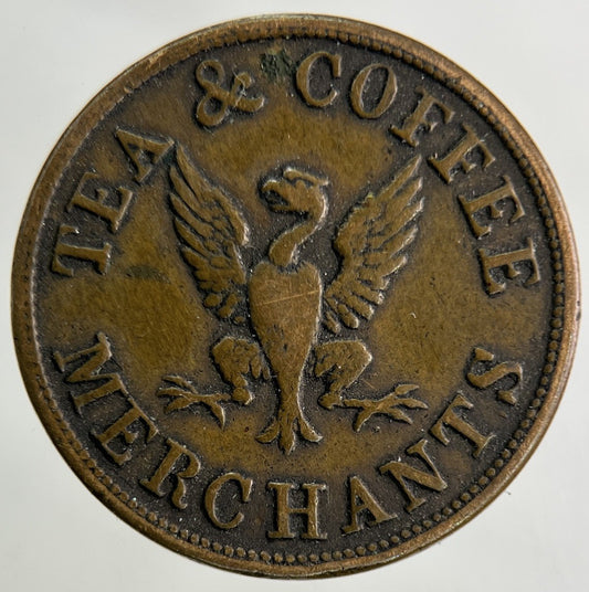 1847 Farthing Manchester Deansgate Tea & Coffee Coin | Fine Collectable Grade