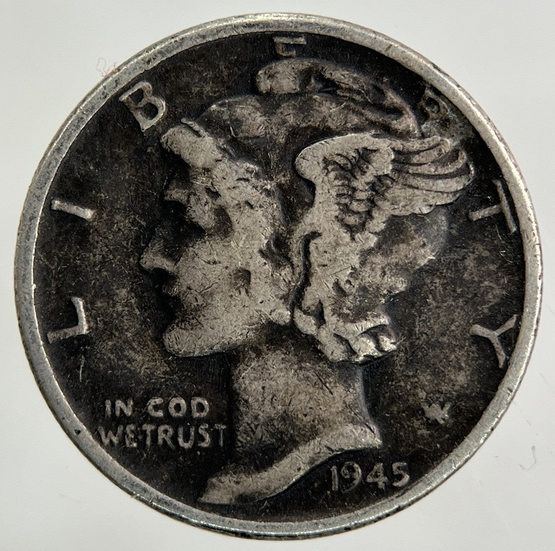1945 US USA Mercury Dime Silver Coin | Collectable Grade