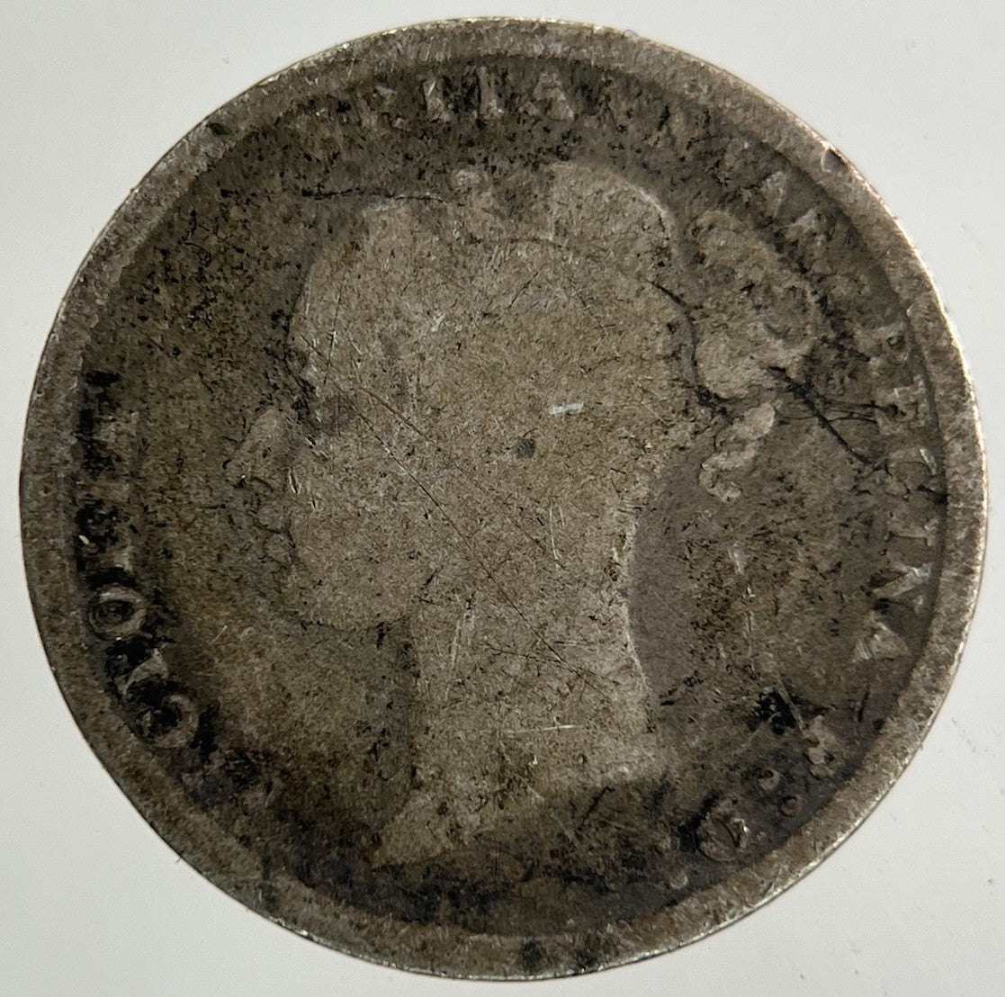 1883 Victoria Threepence Silver Coin | Fair Grade