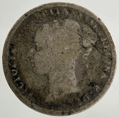 1883 Victoria Threepence Silver Coin | Fair Grade