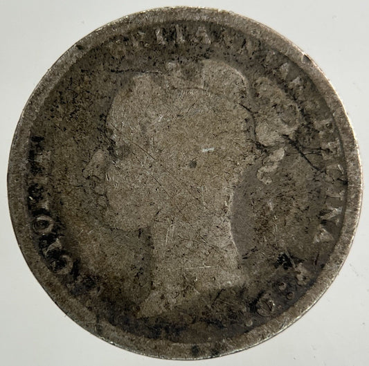 1883 Victoria Threepence Silver Coin | Fair Grade