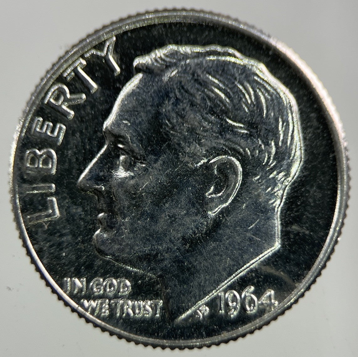 1964 - D US USA Roosevelt Dime Silver Coin | Very High Grade