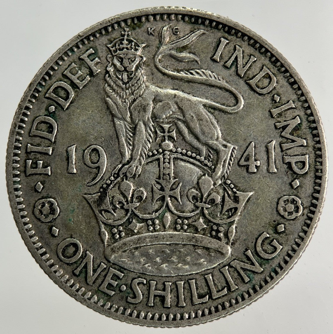 1941 George VI Shilling Silver Coin | Fine Collectable Grade
