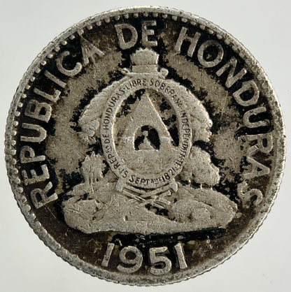 1951 Honduras 20 Centavos Silver Coin | Collectable Grade
