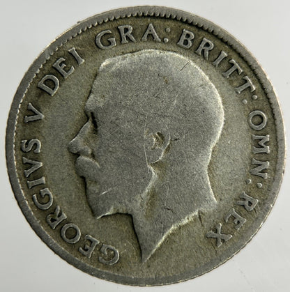 1922 George V Sixpence Silver Coin | Fair Grade