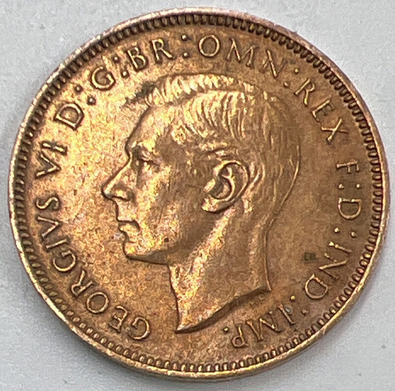 1939 Farthing | British Copper Coin | Extra Fine Grade | a410