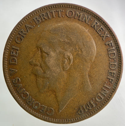 1927 George V Penny Coin | Fine Collectable Grade