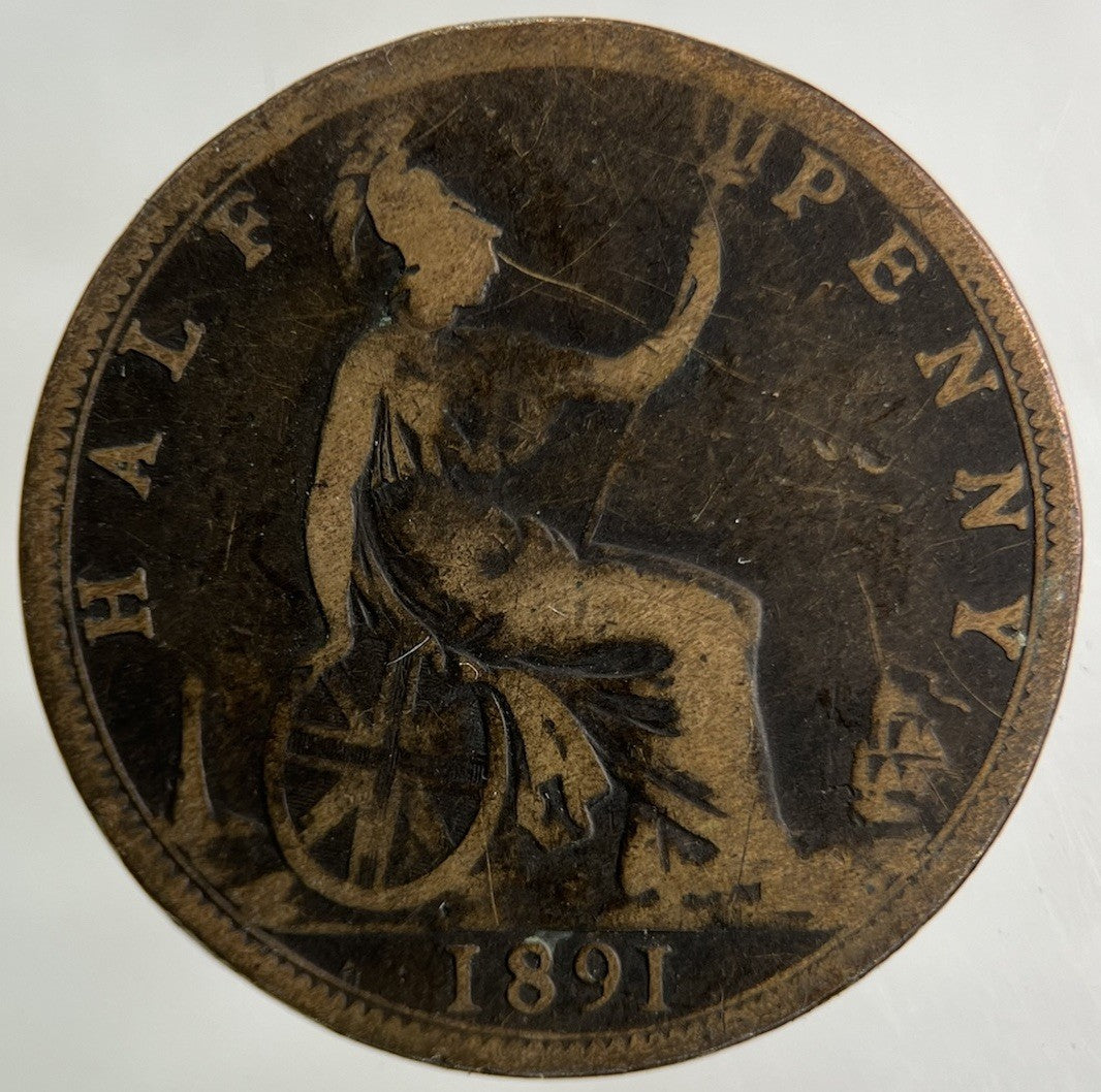 1891 Victoria Half - Penny Coin | Collectable Grade