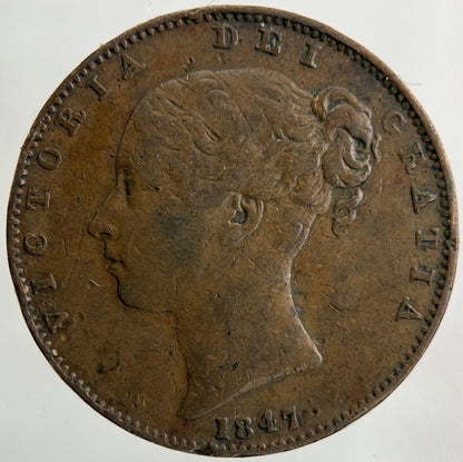 1847 Victoria Farthing Coin | Fine Collectable Grade