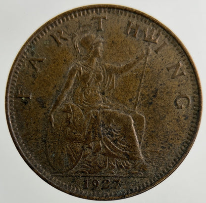 1927 George V Farthing Coin | Collectable Grade