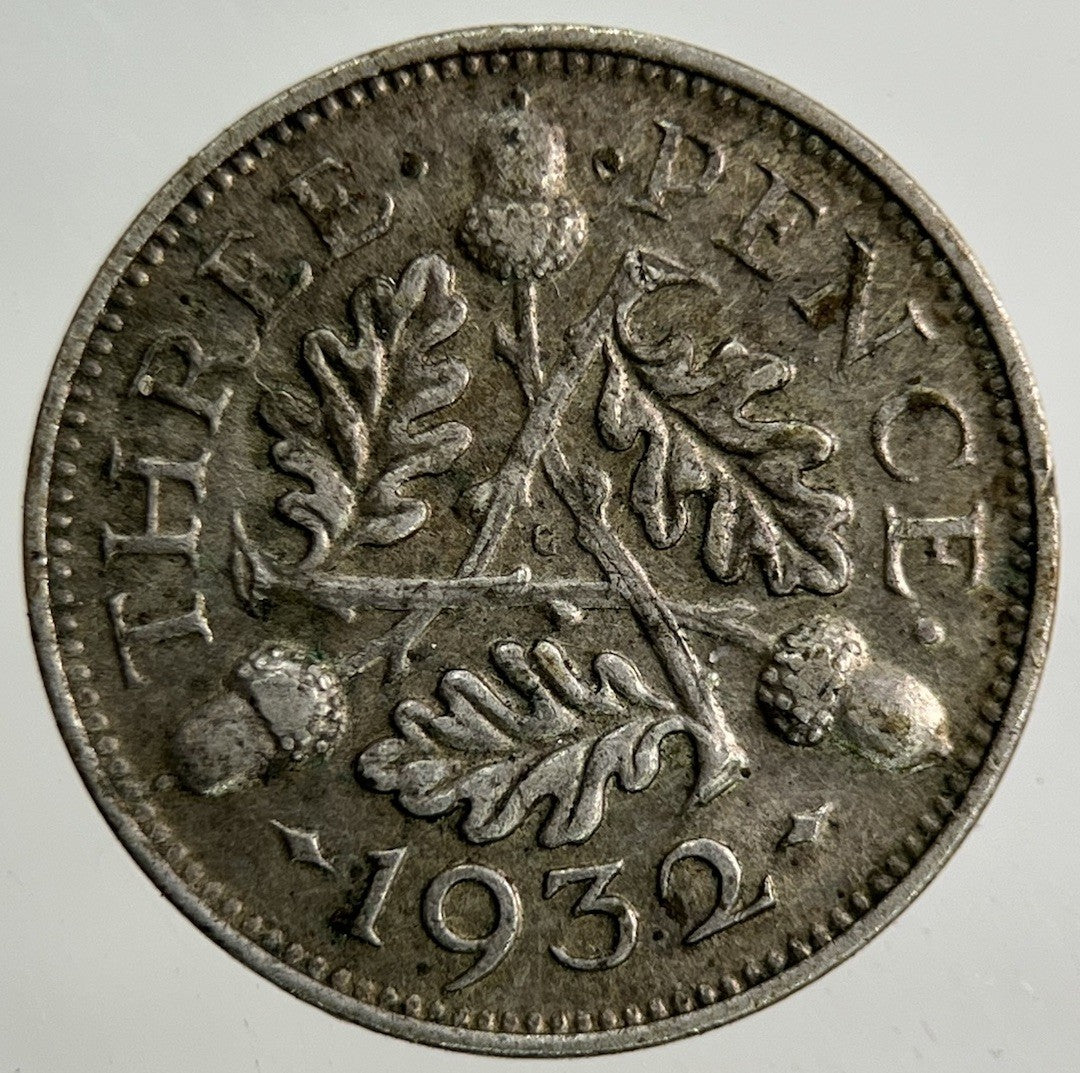 1932 George V Threepence Silver Coin | Collectable Grade
