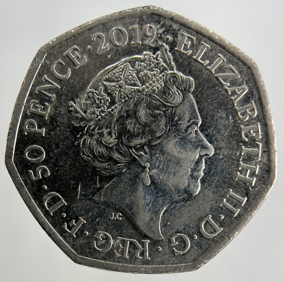 2019 Elizabeth II 2nd Paddington Bear 50p Fifty - Pence Coin | Collectable Grade